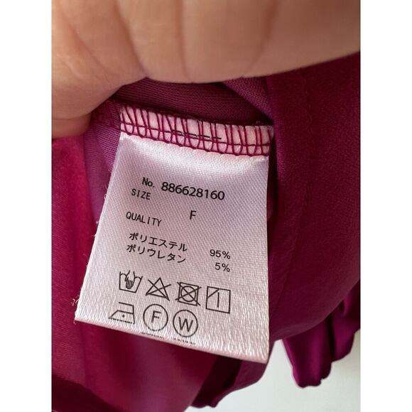 Continuer De Nice Claup Purple Puff Sleeve Blouse Japan Luxury Designer - Picture 10 of 10